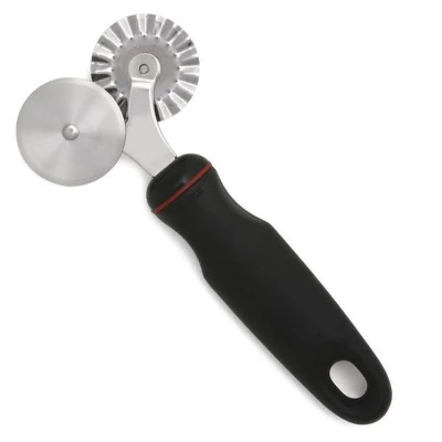 Norpro Grip-EZ 2in1 Stainless Steel Pastry Ravioli Fluted Wheel And Flat Cutter 3 Norpro Grip-EZ 2in1 Stainless Steel Pastry Ravioli Fluted Wheel And Flat Cutter