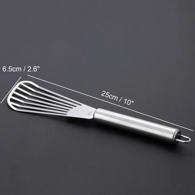 Unique Bargains Kitchen Stainless Steel Slotted Barbecue Spatulas And Turners Silver Tone 4 Pcs 7 Unique Bargains Kitchen Stainless Steel Slotted Barbecue Spatulas And Turners Silver Tone 4 Pcs - Image 5