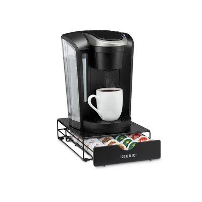 Keurig® Keurig Non-Rolling 24ct Coffee Pod Storage Drawer: Black Metal K-Cup Organizer, Freestanding Kitchen Rack 5 Keurig® Keurig Non-Rolling 24ct Coffee Pod Storage Drawer: Black Metal K-Cup Organizer, Freestanding Kitchen Rack - Image 3