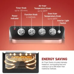 Elite Cuisine 25L Air Fryer Oven - Black -Target KitchenAid GUEST fd5f15f0 bd2a 46ae ad4c 5281ce589504