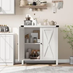 Buffet Cabinet For Dining Room - Rustic Farmhouse Sideboard With Adjustable Shelves, Storage Cabinet For Kitchen & Living Room -Target KitchenAid GUEST fd7f5aaa 942f 4d7a 9dc9 1379e65a29c2