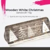 Pimpernel Wooden White Christmas Sandwich Tray (15" X 6.5") - Melamine Serving Platter With Rustic Wood Effect - Dishwasher Safe Serving Tray -Target KitchenAid GUEST fd87c43a 91dc 40ed a7a9 220c45b8e6b9