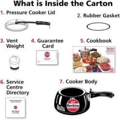 Hawkins 3L Contura Hard Anodized Induction Compatible Extra Thick Base Pressure Cooker Black: Aluminum, Locking Lid, Cool Touch Handle, Hand Wash -Target KitchenAid GUEST fd98f20e 6325 4003 ad80 6fbf9c0c5852