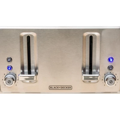 Black & Decker BLACK+DECKER 4-Slice Toaster, Stainless Steel, TR4900SSD 5 Black & Decker BLACK+DECKER 4-Slice Toaster, Stainless Steel, TR4900SSD - Image 3