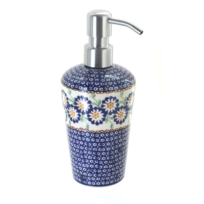 Blue Rose Polish Pottery B009 Manufaktura Soap Dispenser 14 Blue Rose Polish Pottery B009 Manufaktura Soap Dispenser - Image 12