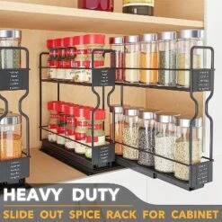 Pull Out Spice Rack Organizer(no Jars Included) For Cabinet,with Labels,2 Drawers 2-Tier 14 Pull Out Spice Rack Organizer(no Jars Included) For Cabinet,with Labels,2 Drawers 2-Tier -Target KitchenAid GUEST fe5123a2 d7c8 4c03 b4c9 9edcc03824e4