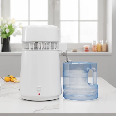 Distilled Water Machine 1 Gallon 4L Home Desktop Water Distiller Purifier Water Purification Filter Electric Water Distiller Countertop 10 Distilled Water Machine 1 Gallon 4L Home Desktop Water Distiller Purifier Water Purification Filter Electric Water Distiller Countertop - Image 8
