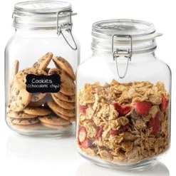 Bormioli Rocco Fido Glass Jar - 67.75 Oz Large Airtight Containers With Clamp Lids & Rubber Seals, BPA-Free Italian Jar - (Set Of 2) 15 Bormioli Rocco Fido Glass Jar - 67.75 Oz Large Airtight Containers With Clamp Lids & Rubber Seals, BPA-Free Italian Jar - (Set Of 2) -Target KitchenAid GUEST ff0af30c 1d1a 4b29 9f59 b526d36c3818