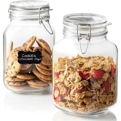Bormioli Rocco Fido Glass Jar - 67.75 Oz Large Airtight Containers With Clamp Lids & Rubber Seals, BPA-Free Italian Jar - (Set Of 2) 9 Bormioli Rocco Fido Glass Jar - 67.75 Oz Large Airtight Containers With Clamp Lids & Rubber Seals, BPA-Free Italian Jar - (Set Of 2) - Image 7
