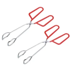 Unique Bargains Electroplating Comfort Grip Cooking Scissor Tongs 10.2" X 3.5" Red 2Pcs -Target KitchenAid GUEST ff81c285 2221 48a2 9133 160126d1da0d