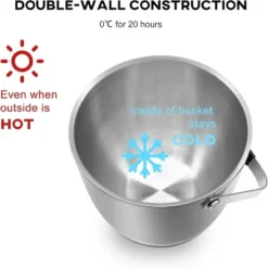 Fortune Candy Party Cooler 2.8L Double-Wall Vacuum Insulated Ice Bucket With Lid, Keep Ice Frozen Longer 21 Fortune Candy Party Cooler 2.8L Double-Wall Vacuum Insulated Ice Bucket With Lid, Keep Ice Frozen Longer -Target KitchenAid GUEST ffa9d35e 13dd 4bee 98ff 2a9955a1db22
