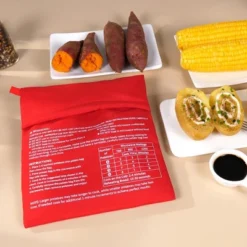 Itopfox Microwave Potato Bag For Baking, Reusable Steam Pocket Cooker For Potatoes, Corn, Bread, And Tortillas, Washable Fabric -Target KitchenAid GUEST ffc46c76 7100 4ba5 a92b 4c1a0c7631c7